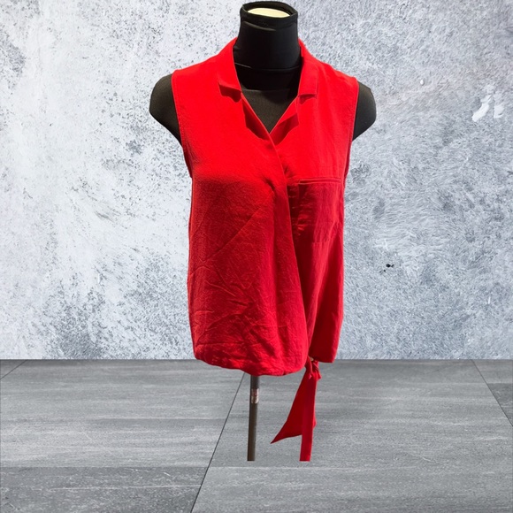 Zara Sleeveless side tie Top. EUC - Picture 1 of 3